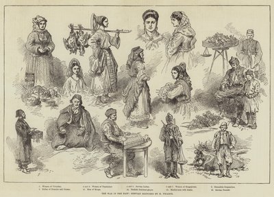 A guerra no Oriente, Servian Sketches de Charles Yriarte